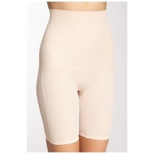 Skinnygirl NWT Women's Shaping Sonic Edge Long Leg Shaper Beige Tan Size S